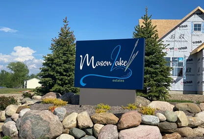 Mason Lakes community entrance sign – Holland Michigan homes for sale