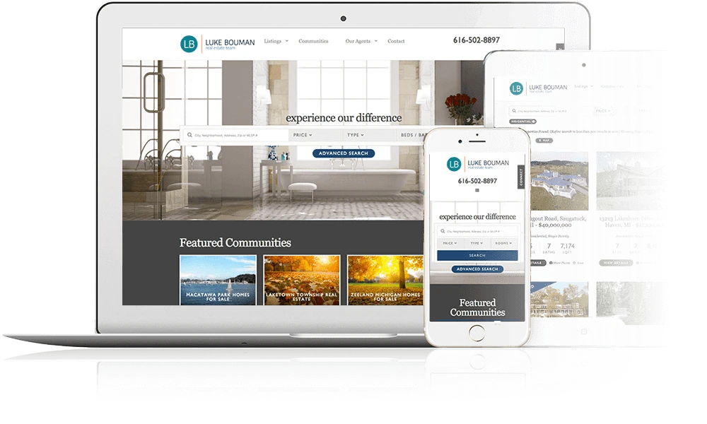 Luke Bouman Team real estate technology – search West Michigan homes on any device