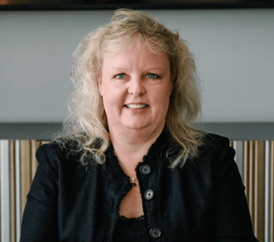 Portrait of Donna Barman, Office Manager.